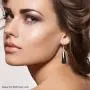 Shop LC Womens Black Onyx 925 Sterling Silver Dangle Drop Earrings for Womens Prom Jewelry Mothers Day Gifts (Black-Drop/Solitaire/Dangle/Statement/Teardrop)