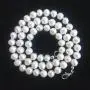 Natural A+ Quality Round White Cultured Freshwater Pearl Necklace Jewelry for Women Girls Anniversary Birthday Mother Christmas Gifts Natural A+ Quality Round White Cultured Freshwater Pearl Necklace Jewelry for Women Girls Anniversary Birthday Mother Christmas Gifts