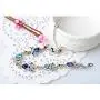 RONLLNA Bracelet for Women Birthstone Charm Eternal Love Crystal Jewelry for Women Girl