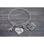 Dance Bangle Bracelet- Dance Jewelry -Gift For Dance Recitals, Dancers and Dance Teams