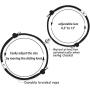 Magnet Magnetic Bracelets Mutual Attraction for Couples Women Men Best Friends Relationship Matching Braided Rope Bracelet Gift Lovers Boyfriend Girlfriend Him Her BFF 2 PCs