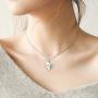Sunflower Urn Pendant Necklace for Ashes,Sterling Silver Cremation Jewelry Forever in My Heart Memorial Keepsake Necklace Gifts