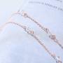 Unicra Gold Hot Fashion Women Bang Bang Multilayer Pendant Chain Statement Long Necklace with Pendant