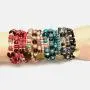 DINGFASHION Beaded Bracelets Stackable Bracelets Bohemian Stretch Strand Bangles 4 Strings Bracelet Set, Heart Charm Starfish Charm DINGFASHION Beaded Bracelets Stackable Bracelets Bohemian Stretch Strand Bangles 4 Strings Bracelet Set, Heart Charm Starfish Charm