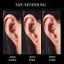 CZ Stud Earrings 925 Sterling Silver 18K Gold Plated Round Cubic Zirconia Hypoallergenic Set CZ Stud Earrings 925 Sterling Silver 18K Gold Plated Round Cubic Zirconia Hypoallergenic Set