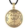 Moonlight Mysteries Bronze Sigil of Archangel Michael Talisman Necklace