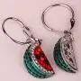 YACQ Womens Watermelon Leverback Dangle Earrings - Hypoallergenic & Lightweight - 4/5 inch YACQ Womens Watermelon Leverback Dangle Earrings - Hypoallergenic & Lightweight - 4/5 inch