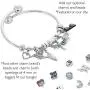 DBW Jewelry Silver Bangle Bracelets for Women - Charms Optional - Open Hinge, 6.5” to 7'' - Charm Bracelet for Girls - Everyday Style DBW Jewelry Silver Bangle Bracelets for Women - Charms Optional - Open Hinge, 6.5” to 7'' - Charm Bracelet for Girls - Everyday Style