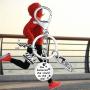 FUSTMW Runner Gifts Marathon Gift Runner Keychain Marathon Jewelry Running Gifts She Believed She Could 13.1 26.2 Keychain Marathon Gift for Her