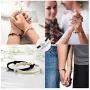 Tarsus Couples Magnetic Bracelets Mutual Attraction Eternal Love Relationship Matching Jewelry Gifts for Lover Women Men Bf Gf Friends