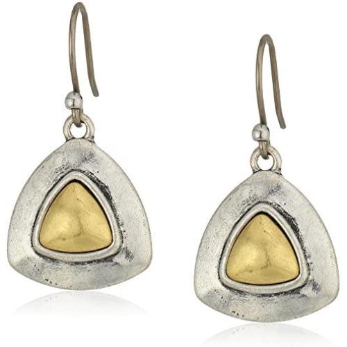 Lucky Brand Two Tone Drop Earrings
