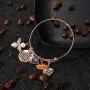 Yaomiao Inspirational Cuff Bangle Bracelet Engraved Relationship Bracelet Whenever You Feel Overwhelmed Remember Whose Straighten Your Crown Bracelet for Women Girls