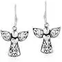 Guardian Angel of Love .925 Sterling Silver Dangle Earrings Guardian Angel of Love .925 Sterling Silver Dangle Earrings