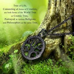 PROSTEEL Tree of Life Necklace,Nature Spiritual Necklace,Family Tree Necklace,Mens Womens Jewelry, Come Gift Box