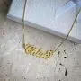 14k Gold Personalized Name Necklace - Custom Made Any Name 14k Gold Personalized Name Necklace - Custom Made Any Name