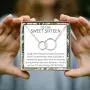 Sweet 16 Gift Necklace: Sweet Sixteen, 16th Birthday, Gift for Her, 2 Interlocking Circles (silver-plated-brass, NA) Sweet 16 Gift Necklace: Sweet Sixteen, 16th Birthday, Gift for Her, 2 Interlocking Circles (silver-plated-brass, NA)