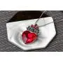 FRTTVM Evie Red Heart Necklace Descendants Princess Costume Queen of Hearts Fan Jewelry for Girls Teens Halloween Parties FRTTVM Evie Red Heart Necklace Descendants Princess Costume Queen of Hearts Fan Jewelry for Girls Teens Halloween Parties