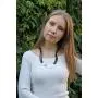 Vintage Black Leather Chokers chunky Necklace for women with Silver large pendant Jewelry Vintage Black Leather Chokers chunky Necklace for women with Silver large pendant Jewelry