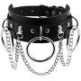 Xjoyous Circle Choker Necklace PU Leather Goth Choker Collar with Black Studded Punk Rock Rivet Collar Adjustable Size Xjoyous Circle Choker Necklace PU Leather Goth Choker Collar with Black Studded Punk Rock Rivet Collar Adjustable Size