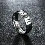 Kebaner 6MM Stainless Steel Mother Dad Daughter Son Gifts Family Jewelry Ring Band Engraved I Love You Kebaner 6MM Stainless Steel Mother Dad Daughter Son Gifts Family Jewelry Ring Band Engraved I Love You