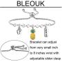 BLEOUK IVF Infertility Warrior Bracelet Infertility Gift IVF Pineapple Charm Bracelet IVF Infertility Infertility Mom Jewelry Infertility Gift IVF Encouragement Gift for Her
