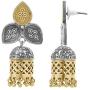 Aheli Pretty German Oxidized Jhumki Earrings Indian Wedding Traditional Bollywood Ethnic Fashion Jewelry for Women