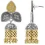 Aheli Pretty German Oxidized Jhumki Earrings Indian Wedding Traditional Bollywood Ethnic Fashion Jewelry for Women