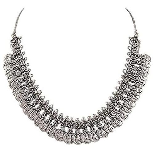 Sansar India Coins Indian Necklace Jewelry for Girls and Women