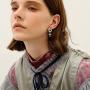 Huggie Hoop Ear Cuff Earrings