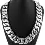 Mens Necklace Jewelry very heavy 316L Stainless Steel 24mm and 32mm width