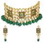 Aheli Indian Traditional Choker Necklace Earring Bollywood Wedding Fashion Jewelry for Women