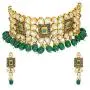 Aheli Indian Traditional Choker Necklace Earring Bollywood Wedding Fashion Jewelry for Women Aheli Indian Traditional Choker Necklace Earring Bollywood Wedding Fashion Jewelry for Women