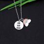 CYTING She Her Hers Pronoun Gender Identity Transgender Necklace LGBTQ LGBT Jewelry Gay Lesbian Gift for Transitioning Friends