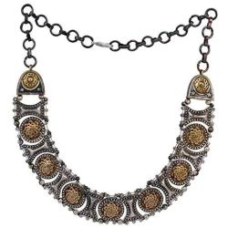 Aheli Indian Traditional Jewelry Trible Oxidized Necklace Earring Set Bollywood Bohemian Fashion for Women