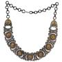 Aheli Indian Traditional Jewelry Trible Oxidized Necklace Earring Set Bollywood Bohemian Fashion for Women