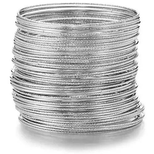 Ensoul 70pcs Flower Mixed Metal Aztec African Indian Vintage Multi Bangles Bracelets for Women Ensoul 70pcs Flower Mixed Metal Aztec African Indian Vintage Multi Bangles Bracelets for Women