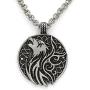 TTKP Odin Wolf and Crow Necklace Jewelry Pendant Nordic Jewelry Viking Charm Pendant