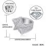 TOPGRILLZ 14K Gold or White Gold 6 Times Plated 3D Star Hip Hop Iced Out Lab Diamond 5A+ Cubic Zirconia Bling Fashion Ring for Men and Women Boys Jewelry Gift TOPGRILLZ 14K Gold or White Gold 6 Times Plated 3D Star Hip Hop Iced Out Lab Diamond 5A+ Cubic Zirconia Bling Fashion Ring for Men and Women Boys Jewelry Gift