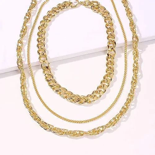 Chain Necklace Paperclip For Women Egirl Gold Chocker Double Link Chain Necklace Bulk Boys Men Layered Twist Cuban Necklace Ladies Dainty Chunky Punk Jewelry Set Her Him Mothers Day Birthday Gift Chain Necklace Paperclip For Women Egirl Gold Chocker Double Link Chain Necklace Bulk Boys Men Layered Twist Cuban Necklace Ladies Dainty Chunky Punk Jewelry Set Her Him Mothers Day Birthday Gift