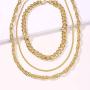 Chain Necklace Paperclip For Women Egirl Gold Chocker Double Link Chain Necklace Bulk Boys Men Layered Twist Cuban Necklace Ladies Dainty Chunky Punk Jewelry Set Her Him Mothers Day Birthday Gift