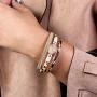 FANCY SHINY Leather Wrap Bracelet Boho Cuff Bracelets Crystal Bead Bracelet with Magnetic Clasp Jewelry Gifts for Women Teen Girls