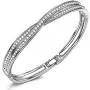 Alex Perry Christmas Bracelets for Women, Waltz of Love Sparkling Cross Bangle, with Crystal from Austria, Birthday Gifts for Women, Jewelry Gifts Box