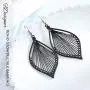 Fdesigner Boho Woven Geometric Earrings Drop Black Jewelry Fashion Silk Earring Dangle for Women and Girls Fdesigner Boho Woven Geometric Earrings Drop Black Jewelry Fashion Silk Earring Dangle for Women and Girls