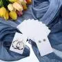 300 Set Necklace Earring Display Cards with 300 Pieces Self-Sealing Bags for Stud Earrings Dangle Earrings Pendant Earrings Necklace Chain (White) 300 Set Necklace Earring Display Cards with 300 Pieces Self-Sealing Bags for Stud Earrings Dangle Earrings Pendant Earrings Necklace Chain (White)