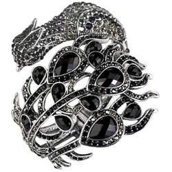 Hiddleston Wrap Bracelet Bangle Adjustable Crystal Jewelry Dumbledore Phoenix Tail Peacock Feather Custom Collection Christmas Outfit Costume for Women Teen Girls