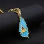 Saint Lucia Map Flag Necklace for Women Girl Gold Color Stainless Steel Jewelry St. Lucia Pendant Chains Jewellery Saint Lucia Map Flag Necklace for Women Girl Gold Color Stainless Steel Jewelry St. Lucia Pendant Chains Jewellery