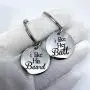 AMOR SPES 2pcs Couple Key Chain for Boyfriend Girlfriend Husband Wife Christmas - I Like his Beard,i Like her Butt