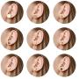 Stud Earrings Set Crystal Pearl Tassel Ball Cubic Zirconia Geometric Round Heart Hypoallergenic Hoop Earring Set Lightweight Bohemian Dangle Drop Earring Piercing Jewelry Gift for Women Girls,35 Pairs