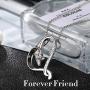 Subiceto Mom Necklace for Women Always My Mother Forever My Friend Love Heart Pendant Mothers Necklace Jewelry for Mom Wife Aunt Grandma