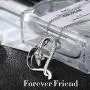 Subiceto Mom Necklace for Women Always My Mother Forever My Friend Love Heart Pendant Mothers Necklace Jewelry for Mom Wife Aunt Grandma